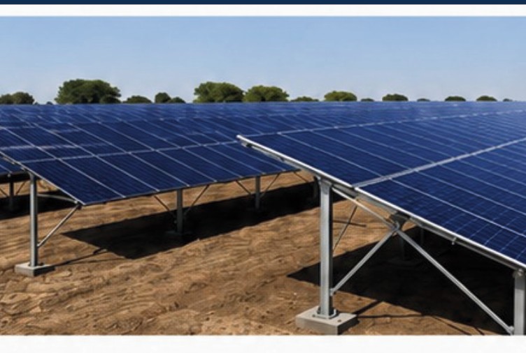 Solar ground fixing structures