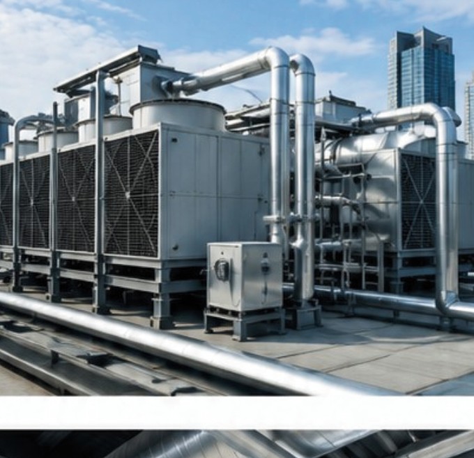 HVAC rooftop chillers